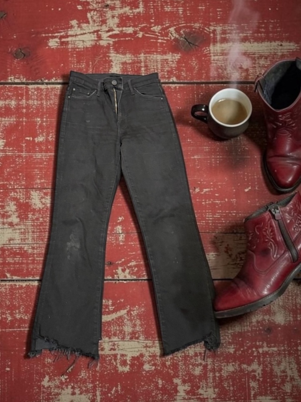 MOTHER cropped pants